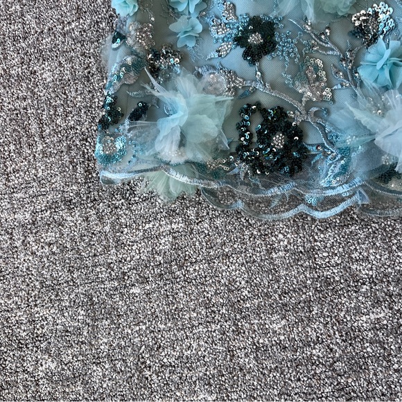 Helsi 3D Sheath Dress in Sage - Picture 8 of 11